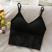 Top Deportivo para Mujer Camisola sin Mangas con Sujetador Incorporado Color Sólido Estilo Crop - details 12