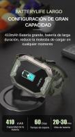 Reloj Inteligente Militar 2024 para Hombres, Smartwatch con Llamadas, Pantalla HD de 1.81