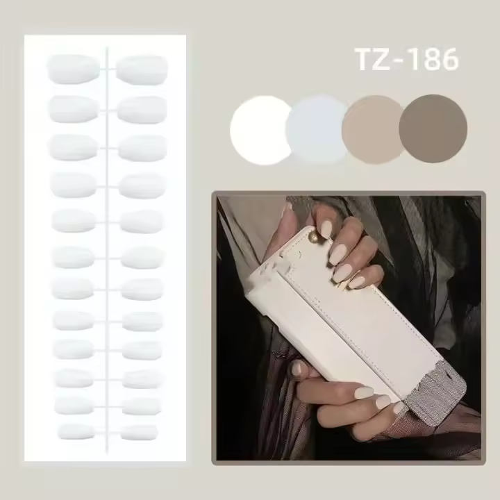 Bailarinas Blancas de Almendra UDS 24 Diseño Francés Cubierta de Gradiente Sencillo - 1