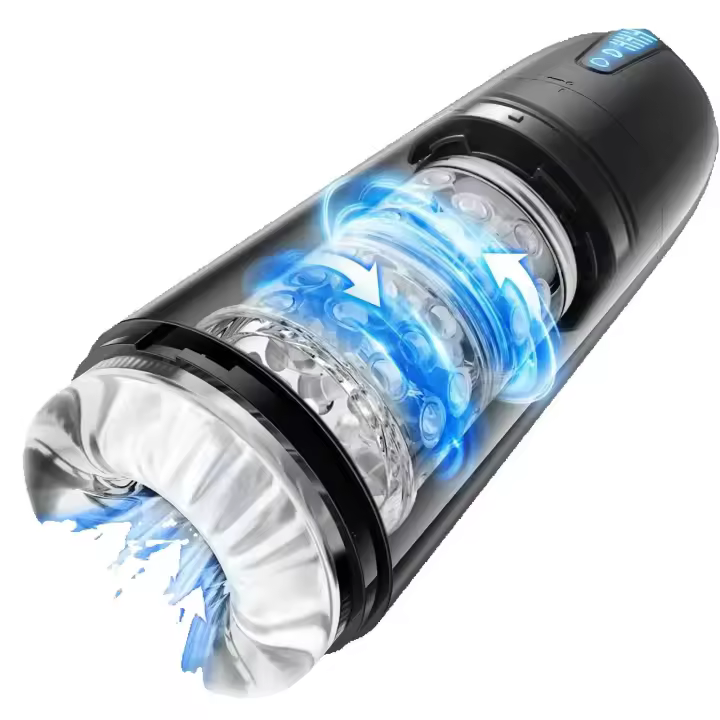 Leten-mastubador masculino de succión automática, copa de masturbación con vibración, Vagina realista 3D, Coño de bolsillo, Juguetes sexuales para adultos para hombre - 1