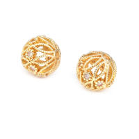 Cuentas de Espaciador de Barril de Brass Dorado de 18K Accesorios de Joyería DIY para Mujeres - details 57