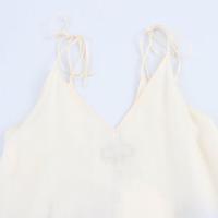 Vestidos largos de playa holgados sin espalda con estampado BUNO-Slip de verano 2025 para mujer - details 2