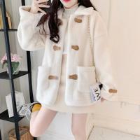 Nueva chaqueta sherpa de otoño e invierno para mujer, chaqueta corta holgada y versátil - details 7