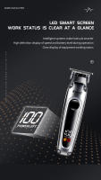 Kemei-cortadora de pelo eléctrica inalámbrica para hombre, máquina de corte de pelo potente, recargable por USB, para barbería, 2261 - details 4