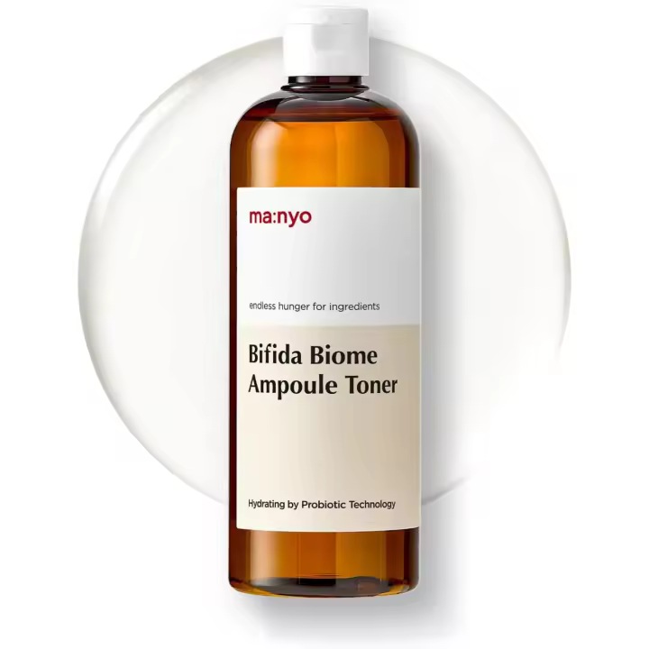 MANYO FACTORY Bifida Biome Ampoule 13.5 fl oz (400ml) Tónico hidratante facial, 5 tipos de ácido hialurónico, firmeza diaria, - 1