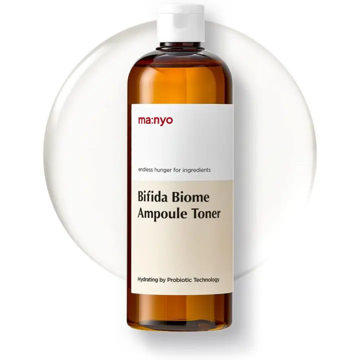 MANYO FACTORY Bifida Biome Ampoule 13.5 fl oz (400ml) Tónico hidratante facial, 5 tipos de ácido hialurónico, firmeza diaria, - 1