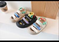 Sandalias informales para niños, zapatos de suela suave con tapa, antideslizantes, con gancho y bucle, resistentes al desgaste, a prueba de suciedad, 2024 - details 2