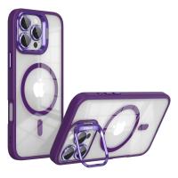 Funda de teléfono magnética de lujo a prueba de golpes para iPhone 15, 16, 14, 13, 12, 11 Pro Max, Funda protectora de lente de cristal con soporte Magsafe - details 9
