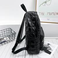 Mochila De algodón espacial para mujer, bolso de hombro de hilo de diseñador de diamantes, bolso escolar de gran capacidad, nueva moda coreana - details 24