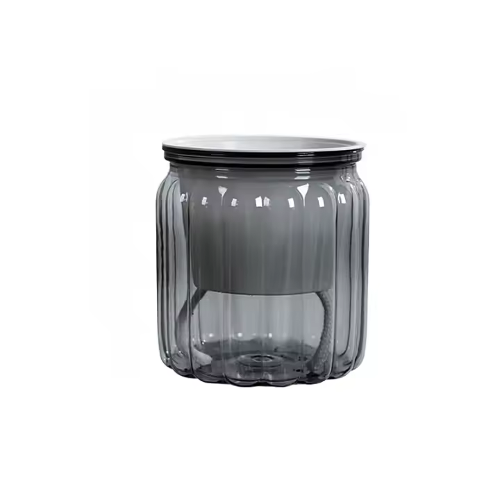 Maceta de autorriego para plantas hidropónicas, maceta de plástico, cuerda de algodón de doble capa, florero de riego automático, maceta suculenta - 1