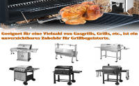 UISEBRT-brocha para barbacoa con motor de 220-240 V, acero inoxidable giratorio para barbacoa de gas y asador - details 5