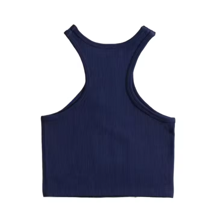Chaleco de Yoga para Mujer Top Corto Deportivo de Gran Elasticidad para Gimnasio - 1