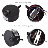 Aplique de pared Lmap, lámpara de dormitorio de 3W, interruptor de encendido/apagado, blanco, plateado, negro, Flexible, cuello de cisne, luces de lectura de cabecera para el hogar - details 13
