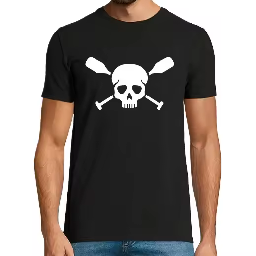 cráneo de la paleta,Camiseta de Pádel Divertido, ropa para exteriores - 1