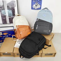Mochila de Gran Capacidad 2025 Diseño de Colores Vibrantes Ideal para Estudiantes de Secundaria y Universidad Moda para Parejas - details 3