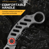 Cuchillo Táctico Plegable Para Exteriores Con Mango Play Knife Sin Hoja Acero Inoxidable Longitud Total 16.2 Cm Largo Del Mango 8 Cm - details 2