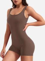 Shorts integrados con tirantes para mujer, espalda descubierta, yoga, novedad para verano 2024 - details 9