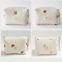 Bolsa de pañuelos para Bebe, organizer con Borde de Oso, multiples, Bolsa de maquillaje de viaje para Mamá - details 6
