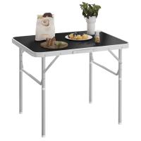 Mesa de Camping Plegable de Aluminio Ideal para Balcón, Jardín, Trabajo, Viajes - details 1
