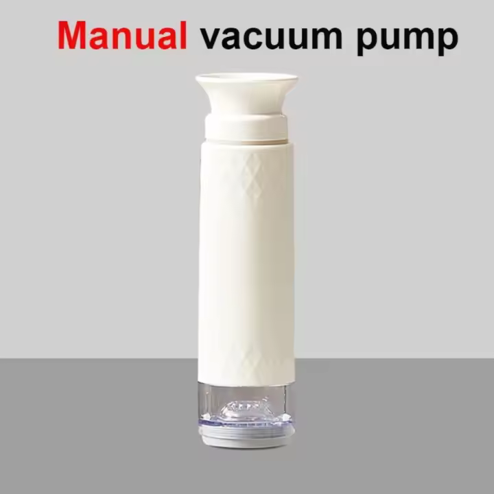 Tanque sellado al vacío eléctrico/Manual, caja de almacenamiento fresco apilable a prueba de humedad, bote de té hermético multifunción para mantenimiento fresco - 1
