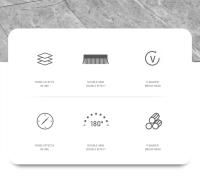 Cepillo de Limpieza para Pisos con Actualización Nueva Herramienta de Limpieza Doméstica para Ventanas y Casa Material de Alambre Plástico - details 1