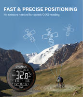Cycpus-ordenador inteligente M2 para bicicleta de montaña, dispositivo con ANT +, Bluetooth, GPS, IPX6, resistente al agua, inalámbrico, para velocidad de conducción - details 5