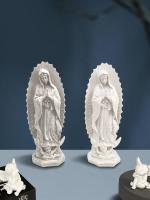 Estatua de la Virgen de Guadalupe Adorno Religioso de Resina para Decoración del Hogar - details 0