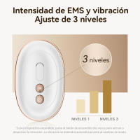 ANLAN Radiofrecuencia facial, Dispositivo de belleza RF multipolar, Lifting facial EMS, Reafirmación de la piel, Antiarrugas y antiedad, Masajeador de luz de 3 colores para el cuidado de la piel, Oro de 24 quilates - details 8