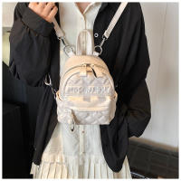 Bolso pequeño bordado acolchado, nuevo estilo, mochila de verano para mujer, Mini bolso escolar, mochila de viaje informal - details 13