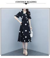 Vestido Midi de Cómodo Talla Grande Estilo Coreano para Mujeres Nueva Llegada Primavera-Verano - details 3