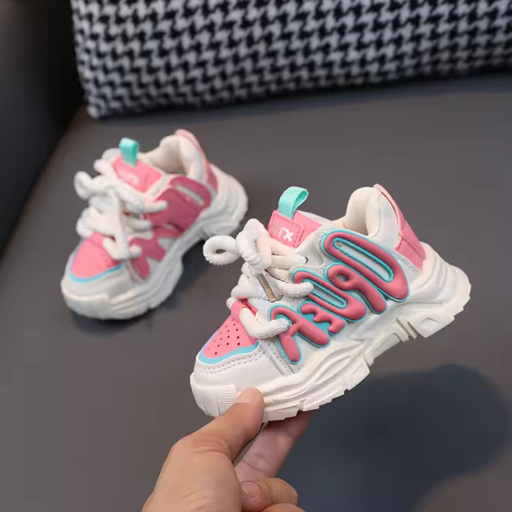 Nuevos zapatos para correr de suela blanda antideslizantes para niños - 1