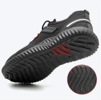 Zapatos de Trabajo Ligeros y Transpirables Punta de Acero Antigolpes A Prueba de Agujeros - details 9