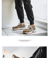 Nueva plataforma antideslizante y resistente al desgaste, zapatos deportivos versátiles de moda casual para hombres. - details 14