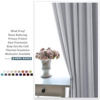 Cortinas Opacas con Ojales para salón, Cortina Aislantes térmicas para Dormitorio, 1 Pieza - details 28