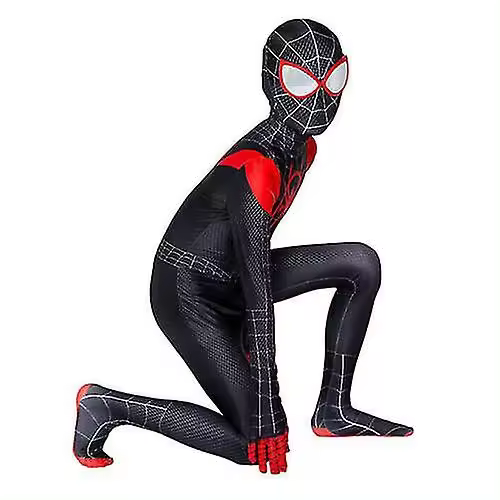 Disfraz de Spiderman Into The Superhero para niños y adultos, Cosplay de Miles Morales - 1