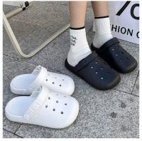 Feslishoet Mules Zapatos Parejas Zapatillas de Verano Sandalias Slides Mujer EVA Suave Antideslizante Acogedor Nube Adecuado Interior y Exterior - details 12