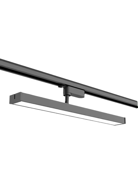Foco LED de pista de tira Lon, sala de transmisión en vivo, luz de relleno montada en superficie, tienda de ropa, carril difuso comercial - 1