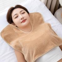 Toalla de algodón con forma de U, turbante, suave, portátil, para el cuidado de la belleza, cómoda, gruesa, para masaje en el pecho, para el hogar - details 2