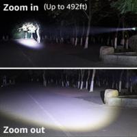 Mini linterna LED con enfoque telescópico de 3 velocidades, aleación de aluminio fuerte linterna de iluminación al aire libre, super brillante - details 8
