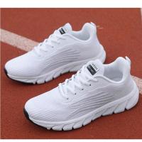 Zapatillas de correr transpirables para mujer 2025 Zapatos deportivos casuals para hombres y mujeres Zapatos blancos de suela suave para parejas - details 5