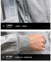 Conjunto deportivo de dos piezas para hombre, chándal de talla grande, primavera y otoño, novedad - details 20