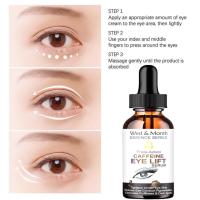 CAFFEINE EYE SERUM Reafirma la piel debajo de los ojos Reduce la pigmentación del contorno de los ojos hidratante y elimina las arrugas - details 3