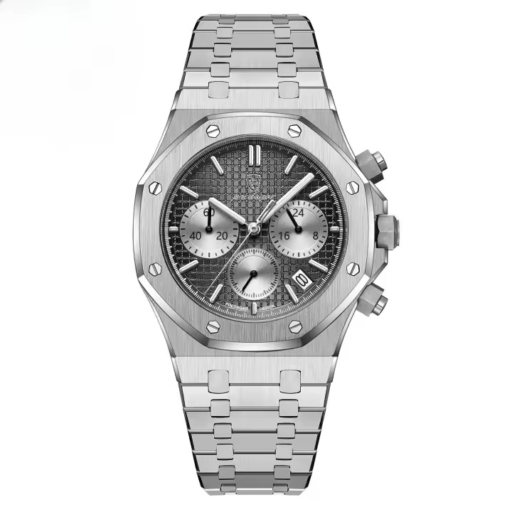 Marca suiza multifuncional nuevo reloj para hombre reloj de cuarzo luminoso impermeable - 1