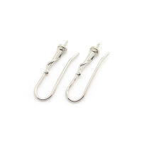 Latón color oro de 18 quilates, compatible con cuentas de medio agujero con ganchos de medio pasador para pendientes, joyería de alta calidad, accesorios para manualidades. - details 77