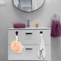 Ganchos Magnéticos Fuertes Colgado de Puerta Delantera Negra Organizador de llaves para Cocina y Nevera Soporte de 11lb - details 2