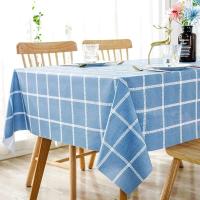 Mantel grueso de plástico PVC, rejilla rectangular, impreso, impermeable, resistente al aceite, adecuado para el hogar, cocina, mesa de comedor, - details 16