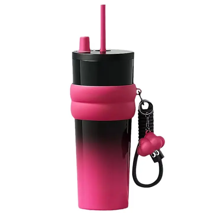 Termo Térmico de Acero Inoxidable A prueba de fugas, portátil y reutilizable para bebidas calientes y frías - 1