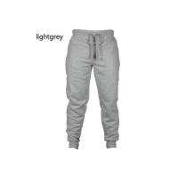 Pantalones deportivos de lana informales para hombre, Color sólido, europeos y americanos, nuevos para pantalones, Color, americano, - details 5