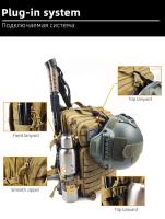 Mochila táctica militar 3P, para exteriores, impermeable, Senderismo, fundas de caza y acampada, 50 l, gran capacidad, para hombre - details 32