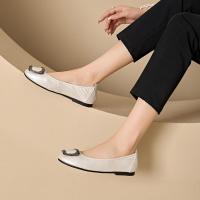 Zapatos de Cuero de Vaca Delgados Pisa Casual de Medio Pliegue Brilla con Diamantes de Imitación - details 10